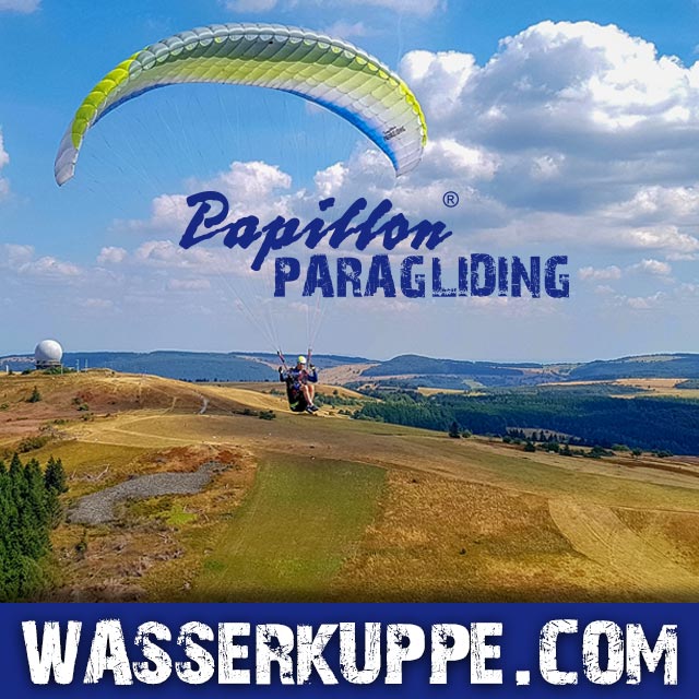 Papillon Paragliding - Rhöner Drachen- und Gleitschirmflugschulen Wasserkuppe